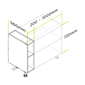 customisable base cabinet
