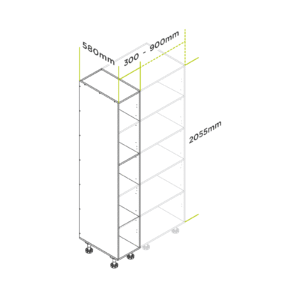 Customisable pantry cabinet