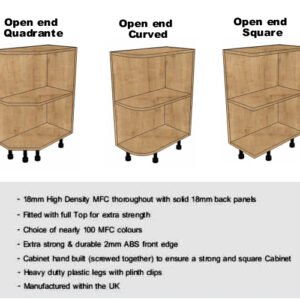 300mm Open end Quadrante Base unit