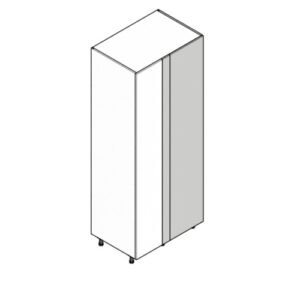 900mm Long hanging Blank Corner Wardrobe
